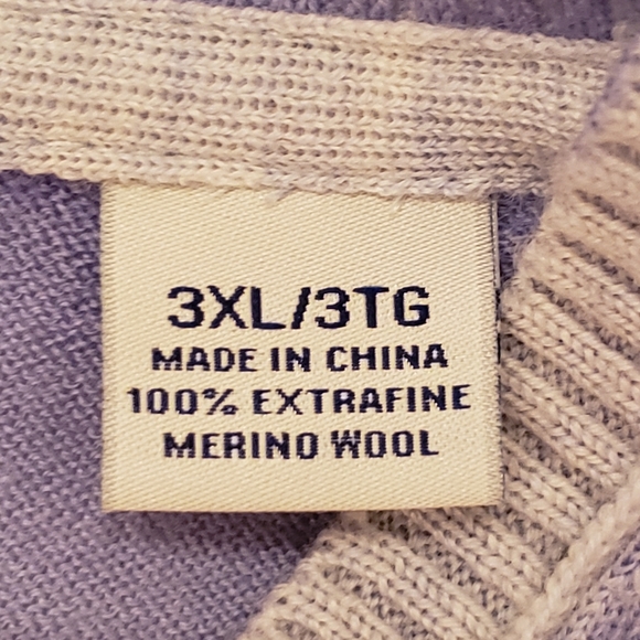 Men's Tommy Bahama Merino Wool Lightweight Sweater - Picture 6 of 6